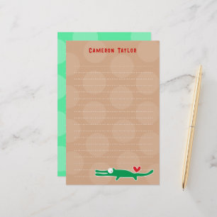 Papeterie Cartographie Green Gator Enfants Points Merci