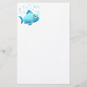 Papeterie Carton de poisson grincheux
