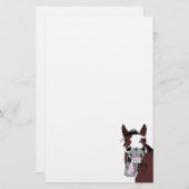 Papeterie Cartoon Laughing Horse Fun (Devant / Derrière)