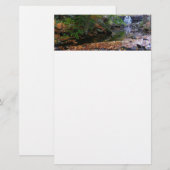 Papeterie Cascade automnale et Creek Pennsylvania Nature (Devant / Derrière)