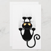 Papeterie Cat Falling down fun dessin personnage (Devant / Derrière)