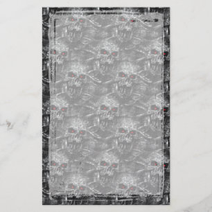 Papeterie Catacombes Stationery crâne gothique