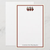 Papeterie Catholique Trois Coeurs Jésus Marie Joseph Religie (Devant / Derrière)