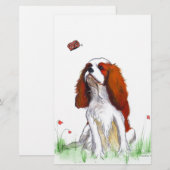 Papeterie Cavalier King Charles Spaniel CKC (Devant / Derrière)
