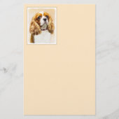 Papeterie Cavalier King Charles Spaniel Peinture originale (Devant)