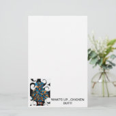 Papeterie Ce qui est vers le haut… de bout de poulet ! (Debout devant)