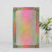 Papeterie "Celtic Corners Four" (Debout devant)