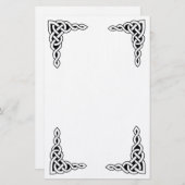 Papeterie celtique de la dentelle 3 (Devant / Derrière)