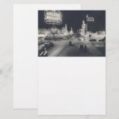 Papeterie Centre-ville vintage Las Vegas (Devant / Derrière)