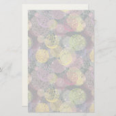 Papeterie Cercle à point Polka Abstrait (Devant / Derrière)