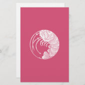 Papeterie Cercle de langoustine (Devant / Derrière)