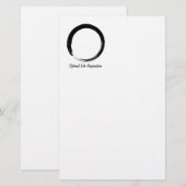Papeterie Cercle de zen avec le logo v3 (Devant / Derrière)