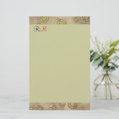 Papeterie Cercles Abstraits Monographiés Stationnaires-Monna (Debout devant)