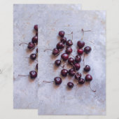 Papeterie Cerises (Devant / Derrière)