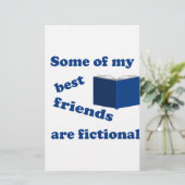 Papeterie Certains de mes meilleurs amis sont fictifs (Debout devant)