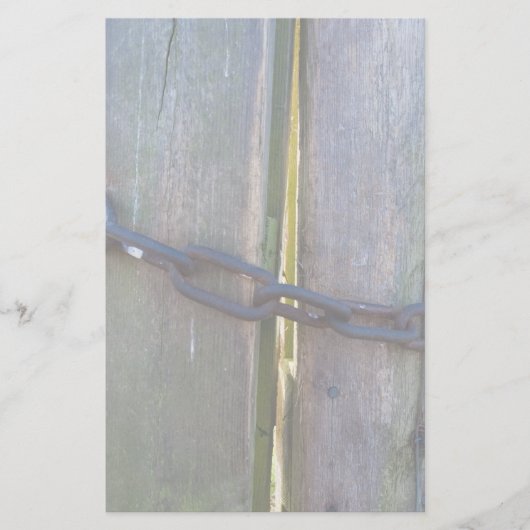 Papeterie Chain on wood (Devant)