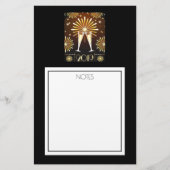 Papeterie Champagne et feux d'artifice Nouvel An Réveillon 2 (Devant)