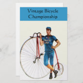 Papeterie Championnat vintage de vélo (Devant / Derrière)