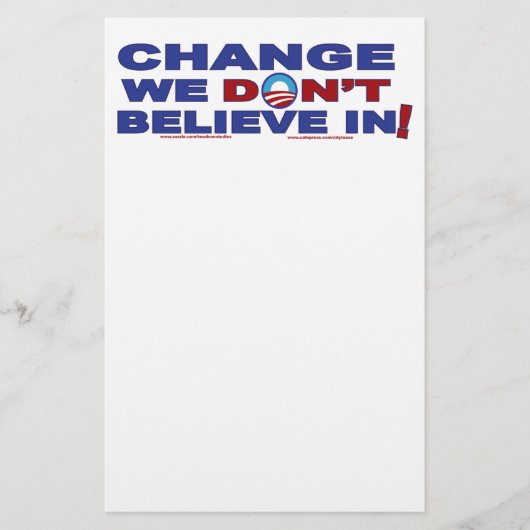 Papeterie Changeons-nous-ne-croyons-en-rien (Devant)