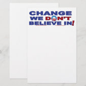 Papeterie Changeons-nous-ne-croyons-en-rien (Devant / Derrière)