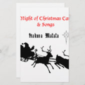 Papeterie Chanter le long de Noël - Carols & Festive Joy (Devant / Derrière)