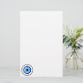 Papeterie Charme de bonne chance d'oeil mauvais sur A - (Debout devant)