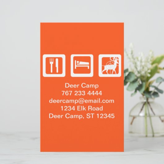 Papeterie Chasse au sommeil (Debout devant)