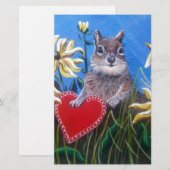 Papeterie "Chasse aux Valentines" (Devant / Derrière)