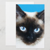 Papeterie Chat 1 (Devant / Derrière)