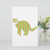 Papeterie Chat à motifs (Debout devant)