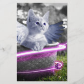 Papeterie chat ange (Devant)