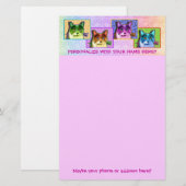 Papeterie - chat de Tom d'art de bruit (Devant / Derrière)