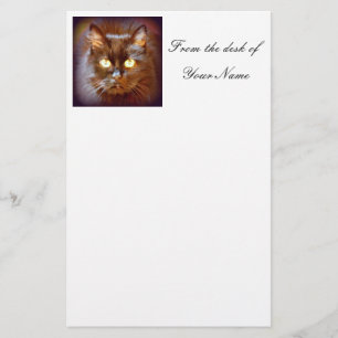 Papeterie chat noir