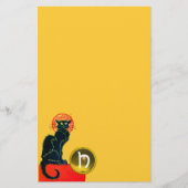 PAPETERIE CHAT NOIR HALLOWEEN PARTY MONOGRAM (Devant)