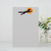 Papeterie Chat noir Orange Lune Halloween Station (Debout devant)