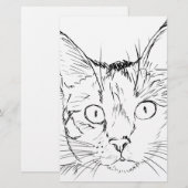 Papeterie Chat Puddy (Devant / Derrière)