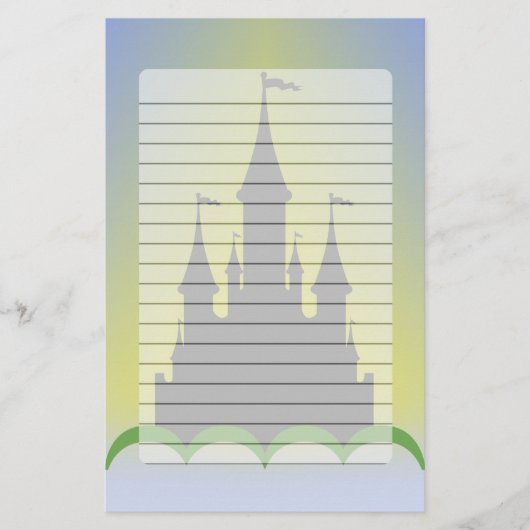 Papeterie Château rêveur de jour dans le ciel ensoleillé de (Devant)