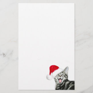 Papeterie Chaton de Joyeux Noël