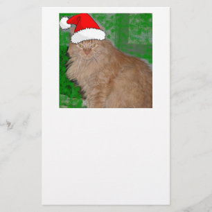Papeterie Chaton orange tabby Joyeux Noël