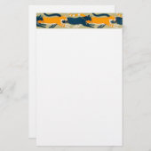 Papeterie Chats Art Nouveau (Devant / Derrière)