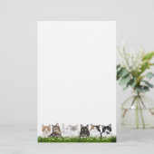 Papeterie Chats de Kitty dans les marguerites (Debout devant)