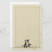 Papeterie Chats mariages - ivoire (Devant / Derrière)