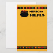 Papeterie chaude et épicée de fiesta (Devant / Derrière)