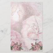 Papeterie Chaussures Ballerina Ballet Roses Roses Roses Rose (Devant)