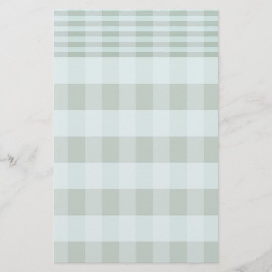 Papeterie Checkered verte avec du charme (Devant)