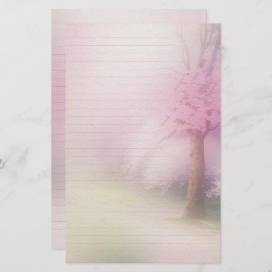 Papeterie Cherry Blossom Scrapbook Ephemera & Ecriture Papie (Devant / Derrière)