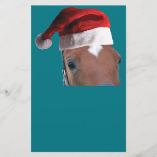 Papeterie Cheval de Noël