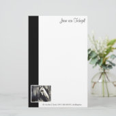 Papeterie Cheval gris (Debout devant)