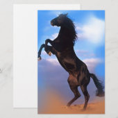 Papeterie Cheval qui se cabre (Devant / Derrière)