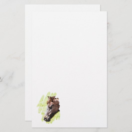 PAPETERIE CHEVAUX (Devant / Derrière)